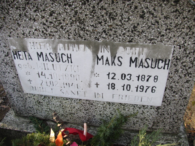 Heta Masuch 1890 Ryn - Grobonet - Wyszukiwarka osób pochowanych