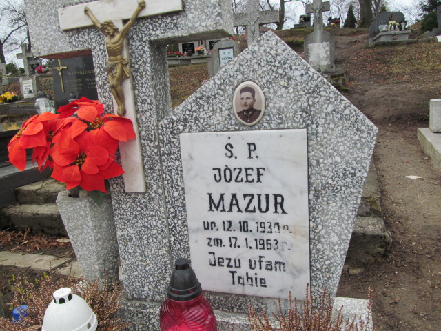 Józef Mazur 1930 Ryn - Grobonet - Wyszukiwarka osób pochowanych
