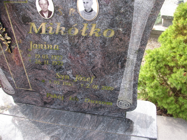 Józef Mikółko 1926 Ryn - Grobonet - Wyszukiwarka osób pochowanych