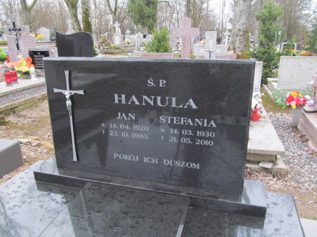 Stefania Hanula 1930 Ryn - Grobonet - Wyszukiwarka osób pochowanych
