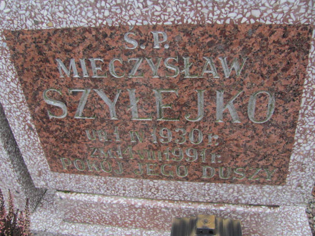 Mieczysław Szyłejko 1930 Ryn - Grobonet - Wyszukiwarka osób pochowanych