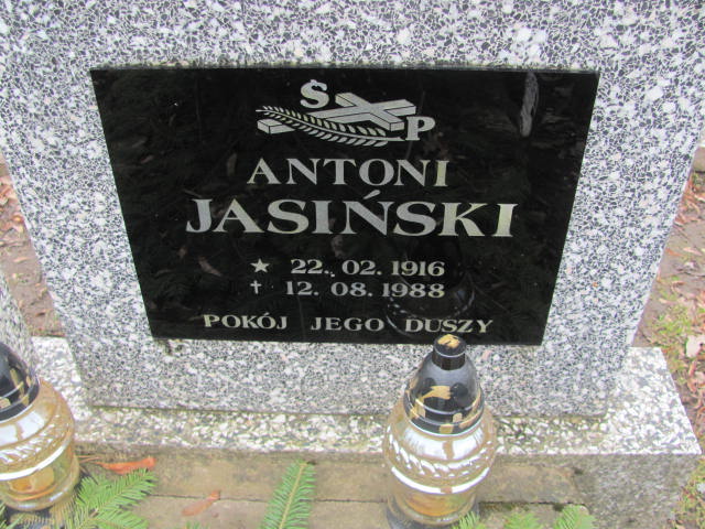 Antoni Jasiński 1916 Ryn - Grobonet - Wyszukiwarka osób pochowanych