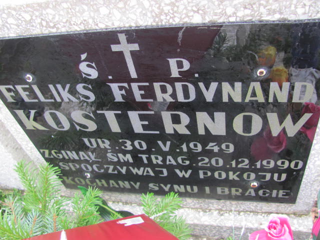 Feliks Ferdynand Kosternow 1940 Ryn - Grobonet - Wyszukiwarka osób pochowanych
