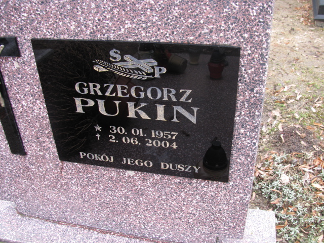 Grzegorz Pukin 1957 Ryn - Grobonet - Wyszukiwarka osób pochowanych