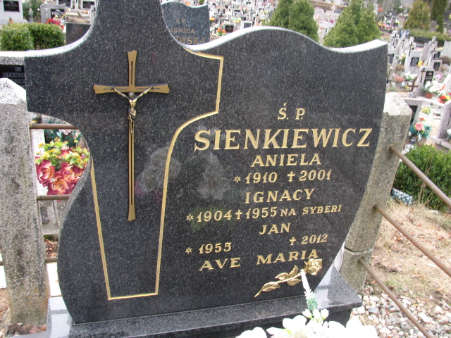 Ignacy Sienkiewicz 1904 Ryn - Grobonet - Wyszukiwarka osób pochowanych